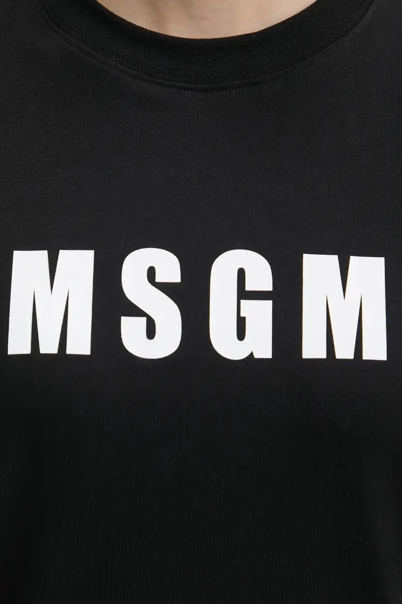 MSGM T-shirt Donna Nero 3262936 miniatura 5