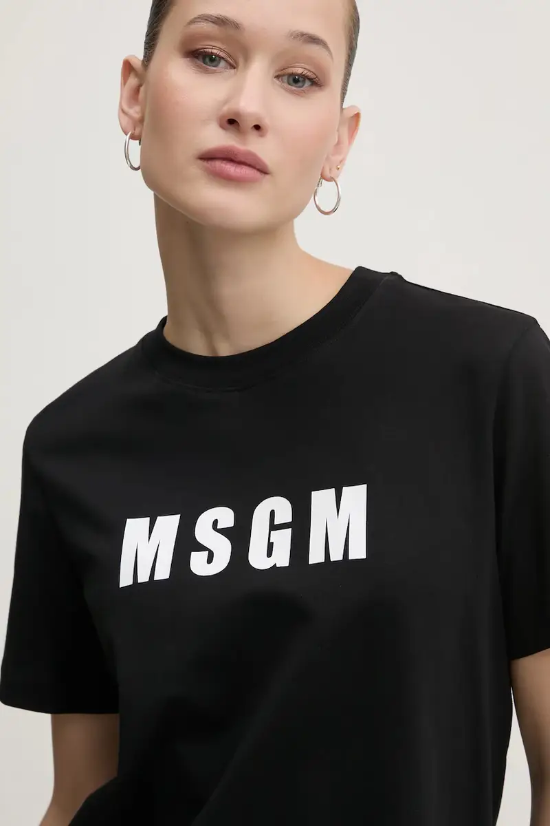 MSGM T-shirt Donna Nero 3262936