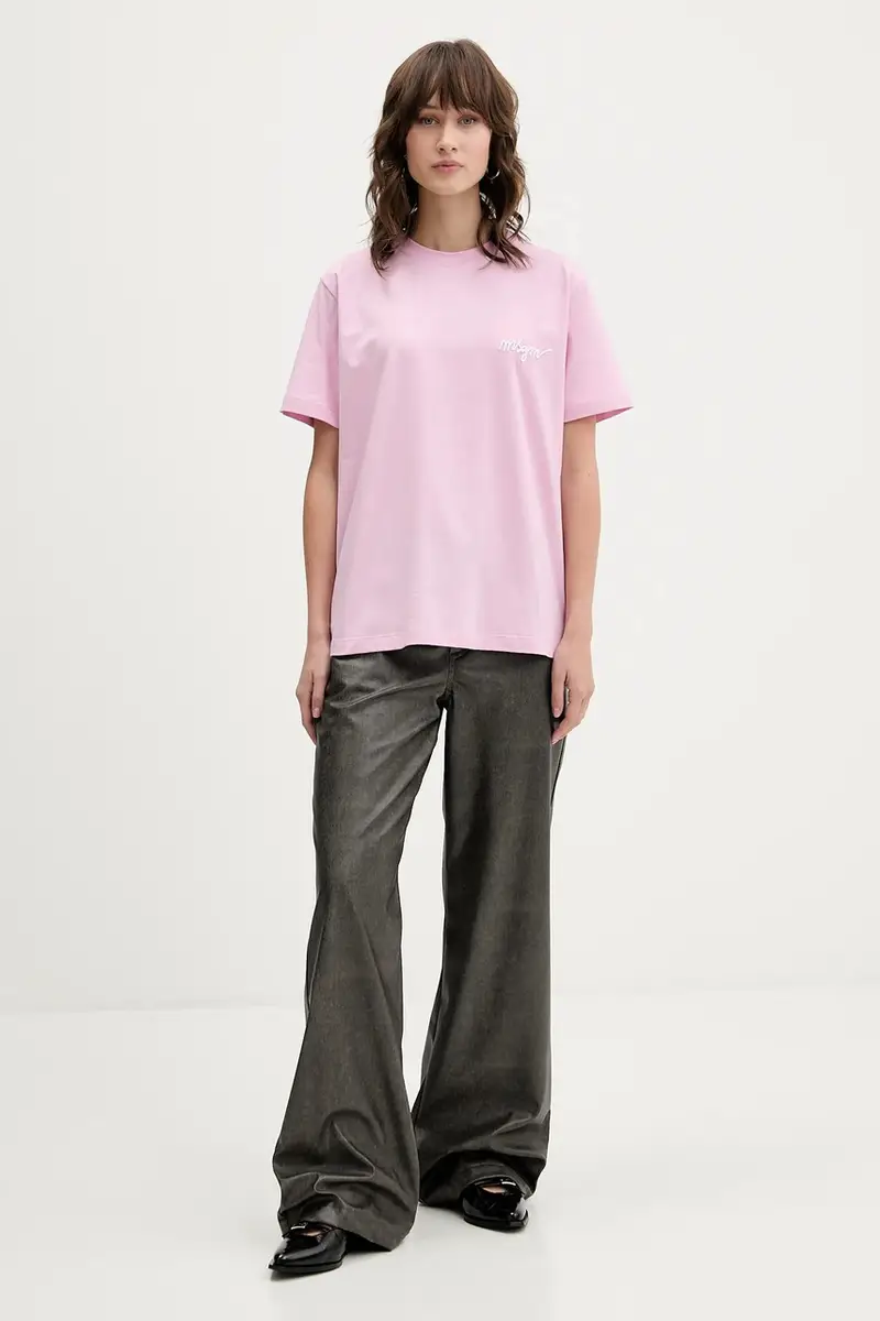 MSGM T-shirt Donna Rosa 3779724 miniatura 2