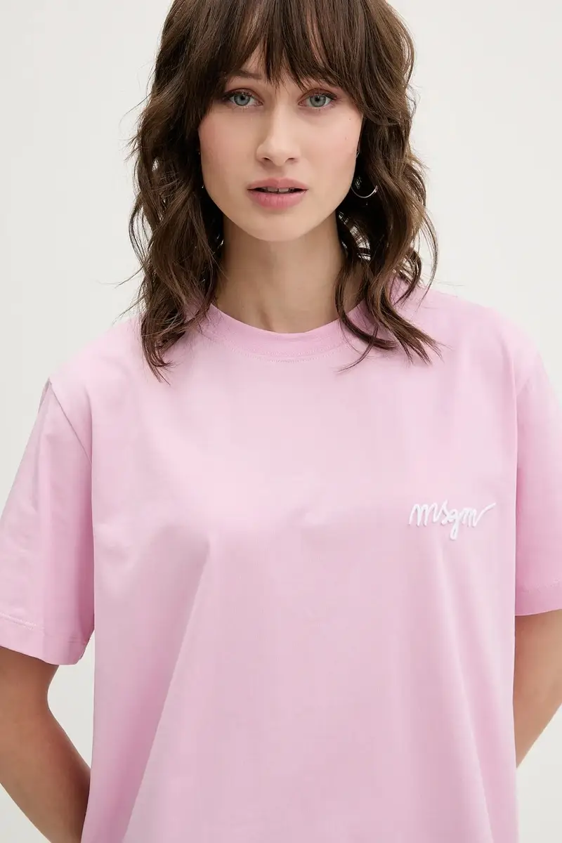 MSGM T-shirt Donna Rosa 3779724 miniatura 4