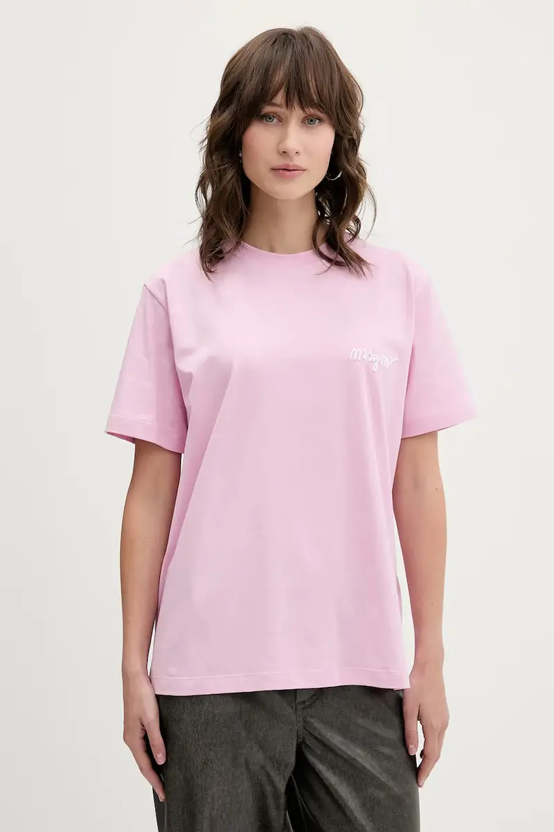 MSGM T-shirt Donna Rosa 3779724