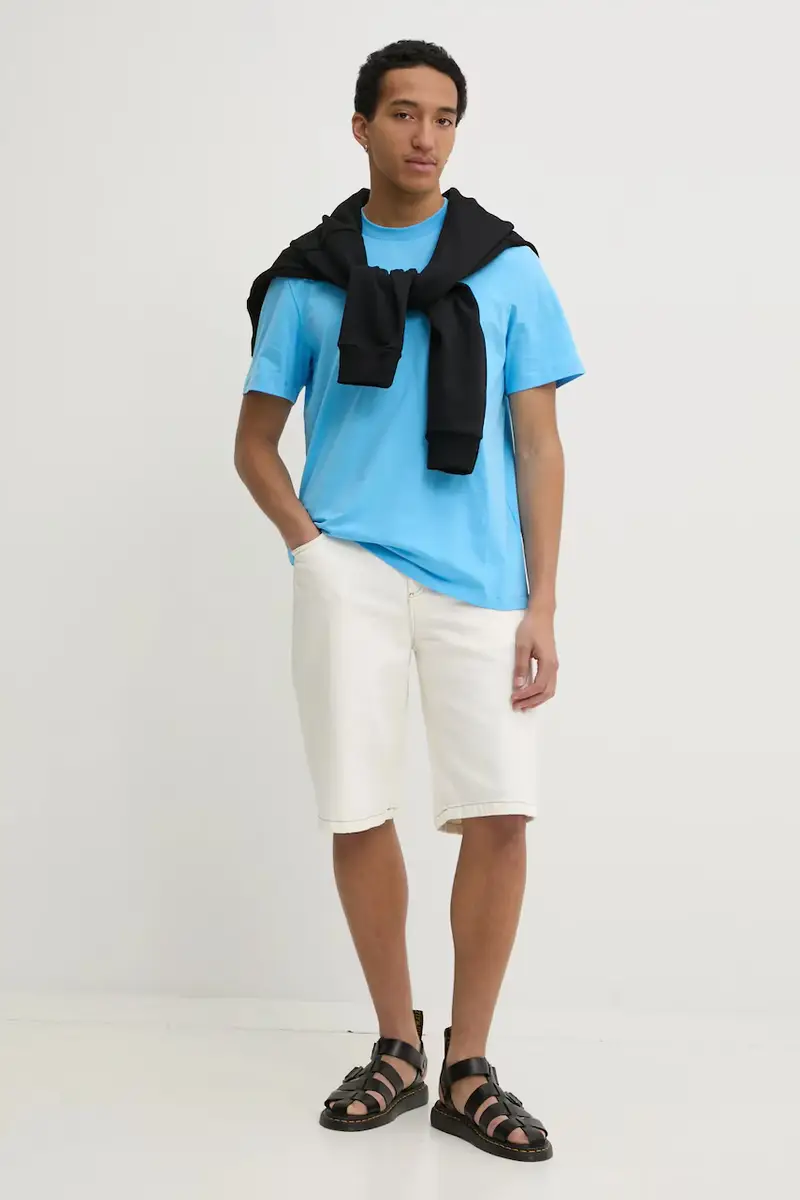 MSGM T-shirt Uomo Blu 3312293 miniatura 2