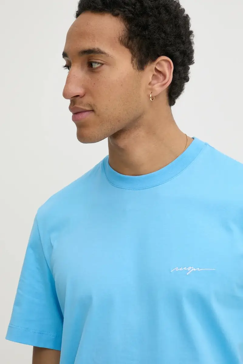 MSGM T-shirt Uomo Blu 3312293 miniatura 4