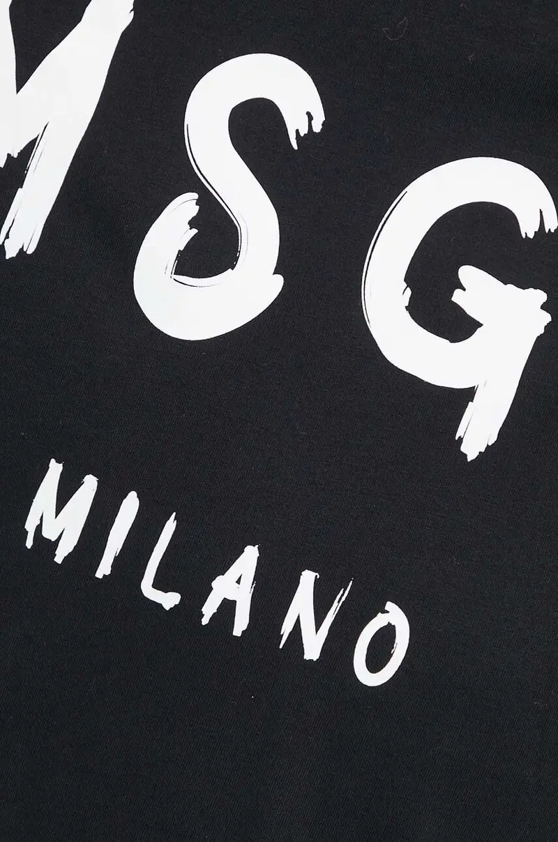 MSGM T-shirt Uomo Nero 3262142 miniatura 5