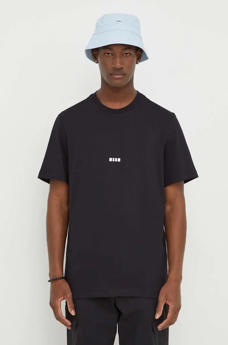 MSGM T-shirt Uomo Nero 2228823