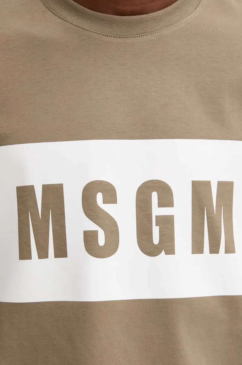 MSGM T-shirt Verde 4157882 miniatura 5