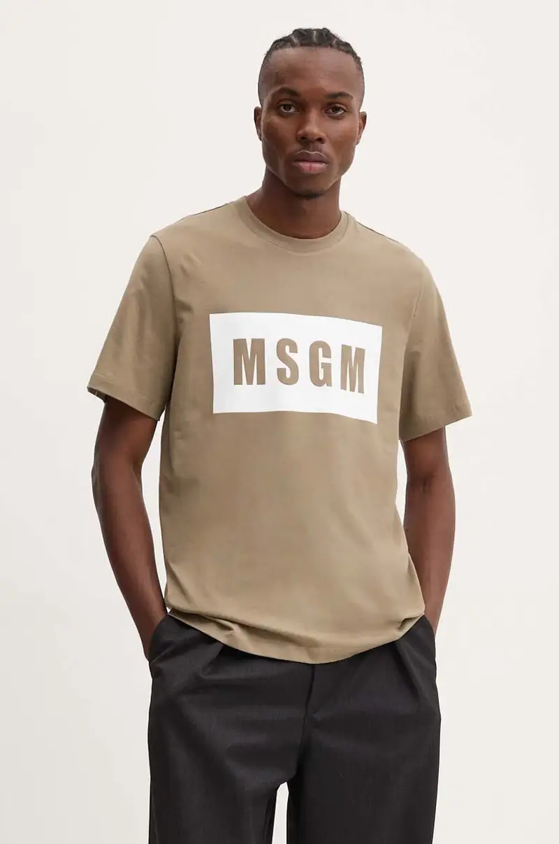 MSGM T-shirt Verde 4157882