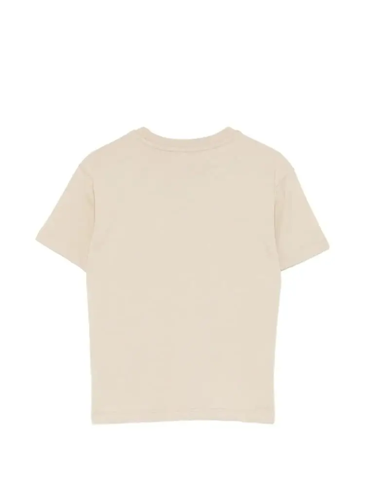 tshirt beige bambino logo multicolor miniatura 2