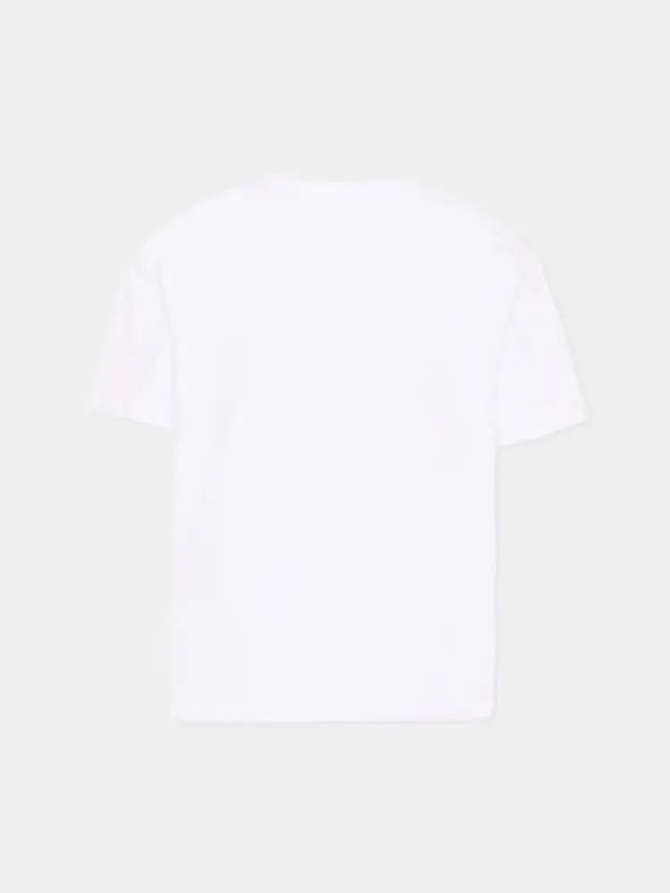 tshirt bianca bambino maxi logo miniatura 2