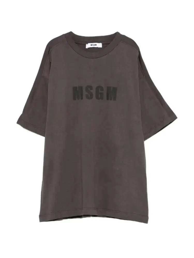 tshirt grigio scuro bambino con logo