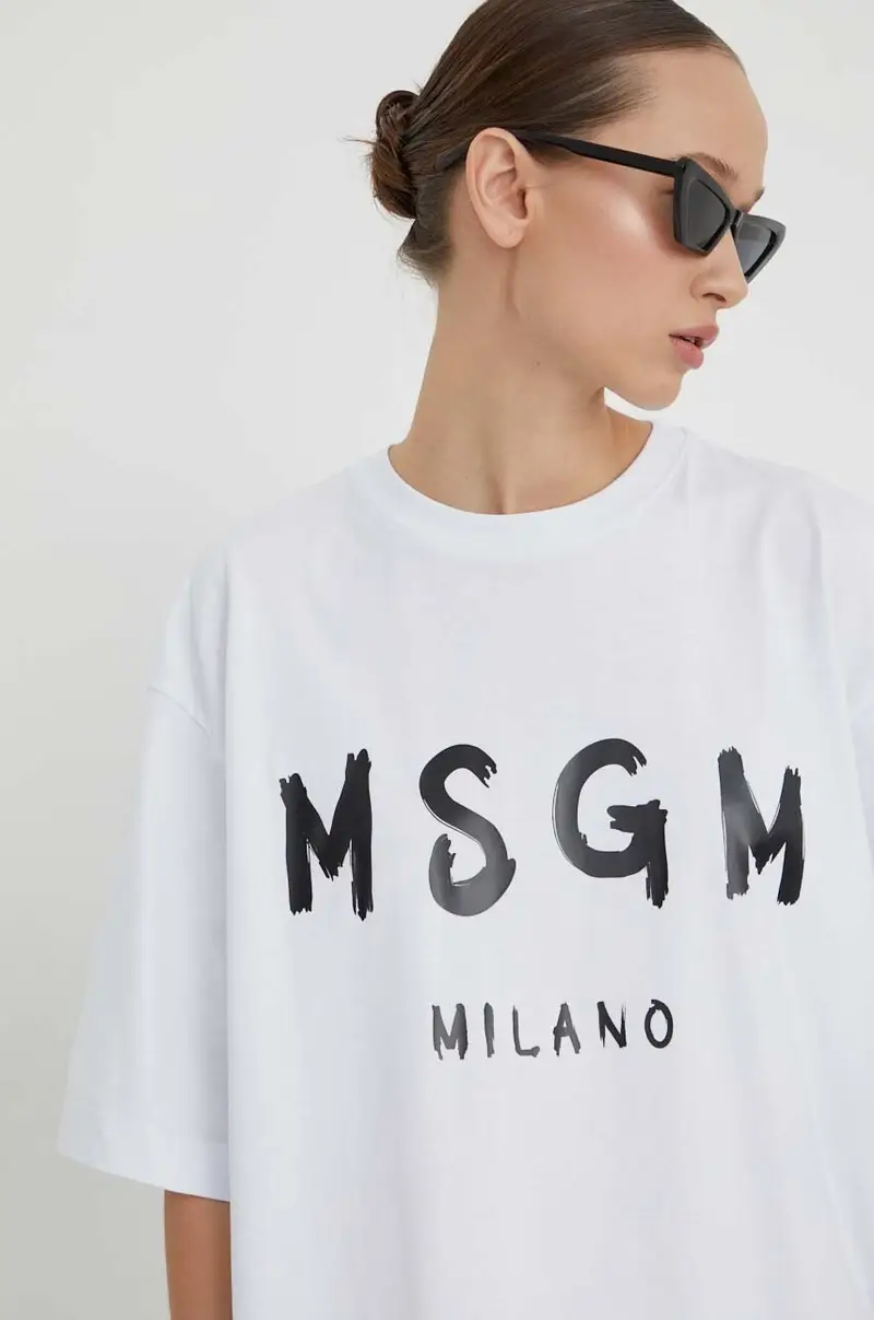 vestito in cotone Bianco miniatura 4