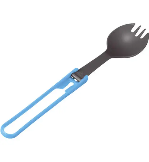 Folding Spork - posata campeggio Blue