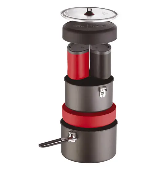 Quick 2 System - set pentole e stoviglie Black