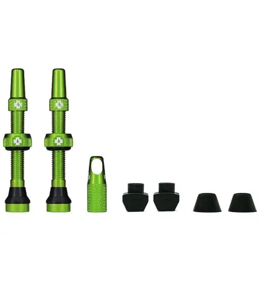 Kit valvole tubeless 44 mm/mm/80mm Green