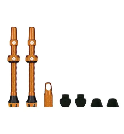 Tubeless Valves 80mm - valvole tubeless Orange