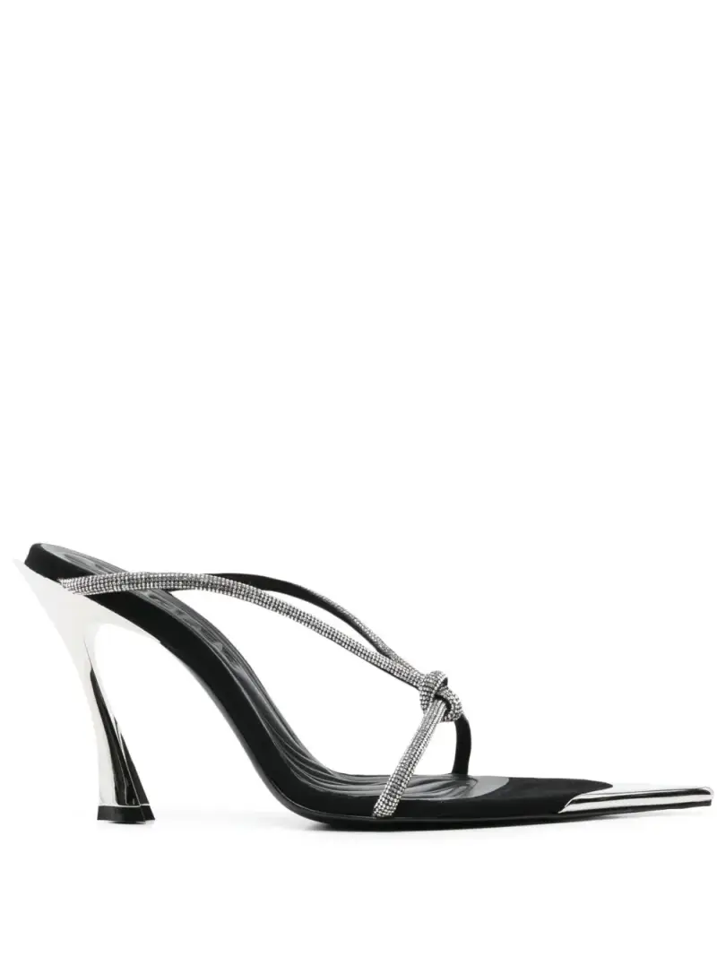 sandali mugler NERO miniatura 2