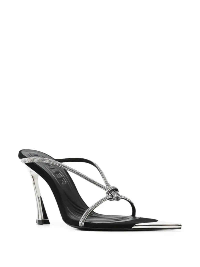 sandali mugler NERO miniatura 3