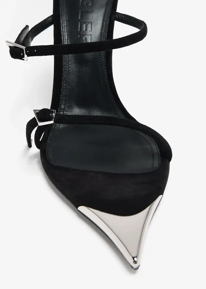 sandali mugler NERO miniatura 3