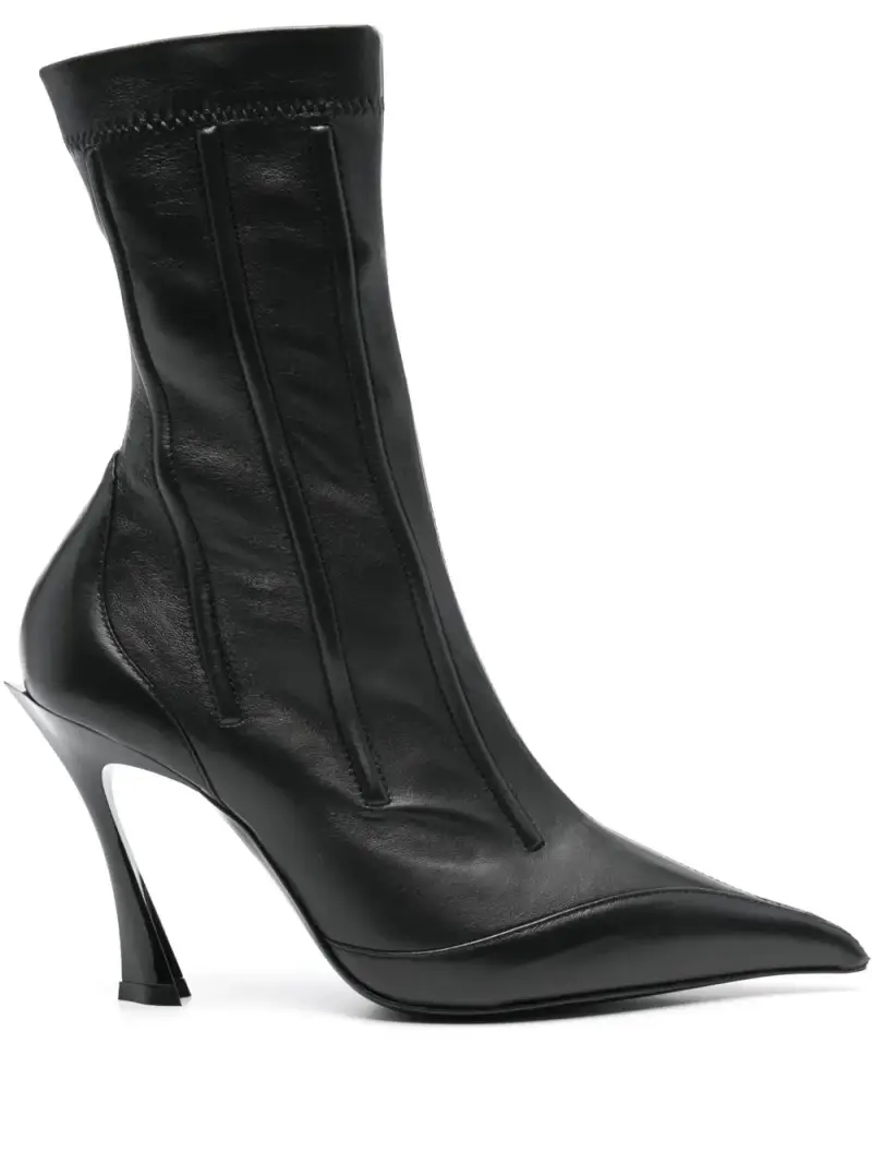 Mugler Stivali Nero in Pelle
