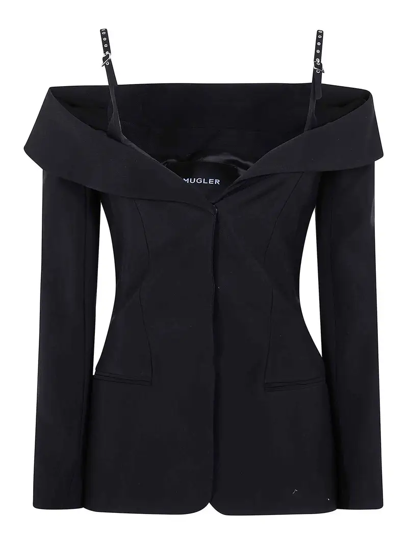 Mugler Top Nero 3336826