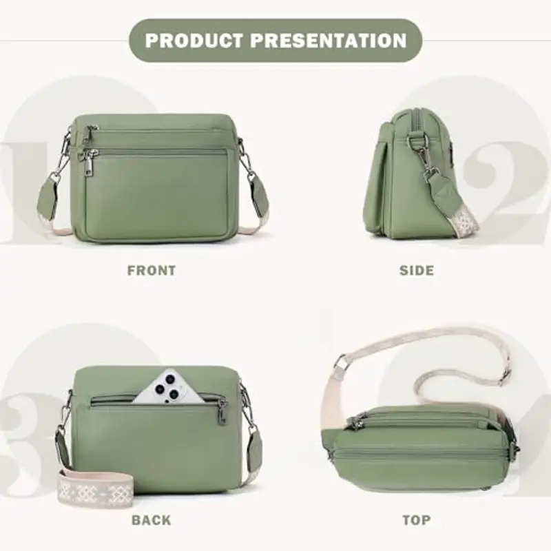 MUIIKOLA Borsa a tracolla Donna Multicolore 2294885 miniatura 2