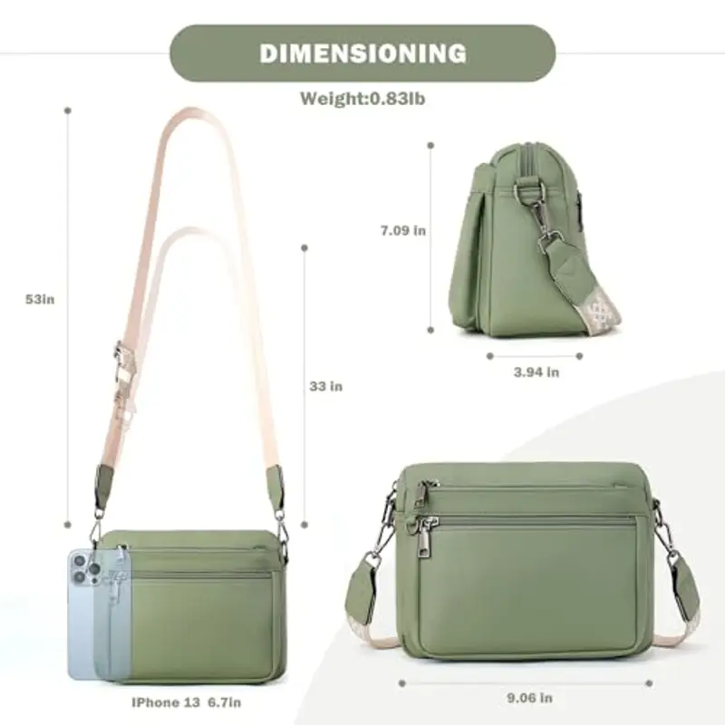 MUIIKOLA Borsa a tracolla Donna Multicolore 2294885 miniatura 3