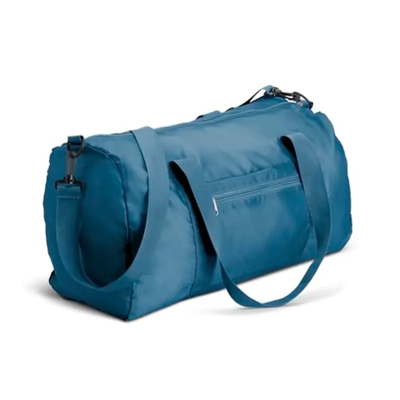 Muitomas Borsone Pieghevole Compatto con Tracolla Regolabile, Resistente, 55x27x27 cm, Colore Blu Ottanio miniatura 3