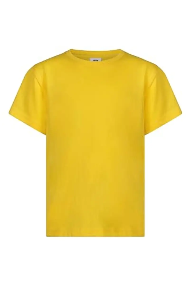 Mukua Melbourne Kids Maglietta a Maniche Corte, Giallo, 12-14 Anni Unisex-Bambini e Ragazzi