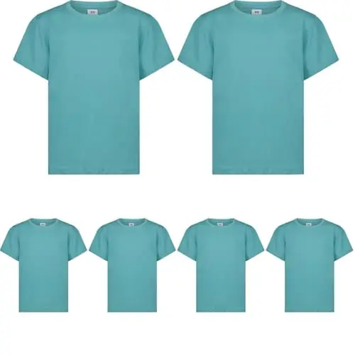 Mukua Melbourne Kids Maglietta a Maniche Corte, Turchese Ricco, 12-14 Anni Unisex