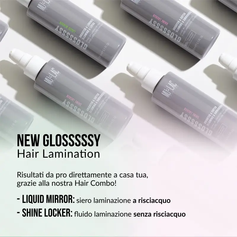 Hairlab Glosssssy Shine Locker - Fluido Laminazione Senza Risciacquo - Siero capelli, Gloss capelli miniatura 2