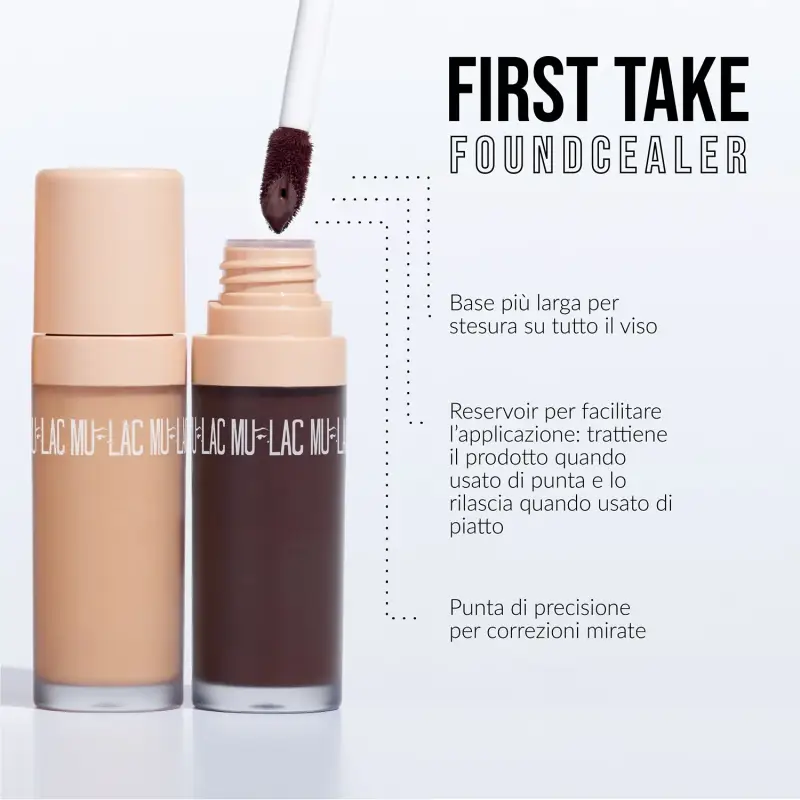 Viso FIRST TAKE FOUNDCEALER - Fondotinta-Correttore Uniformante R 9 CINNAMON - Correttori, Fondotinta miniatura 2