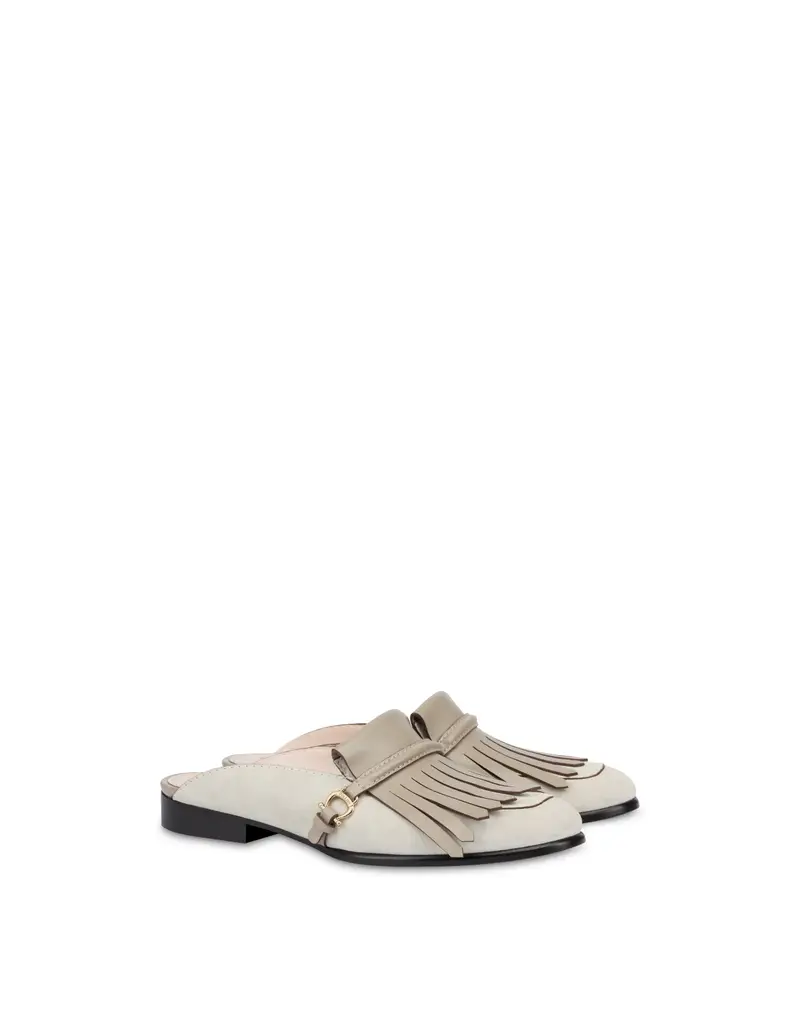 Pierotucci Cuoietto Mules Bianco 1401901 miniatura 2