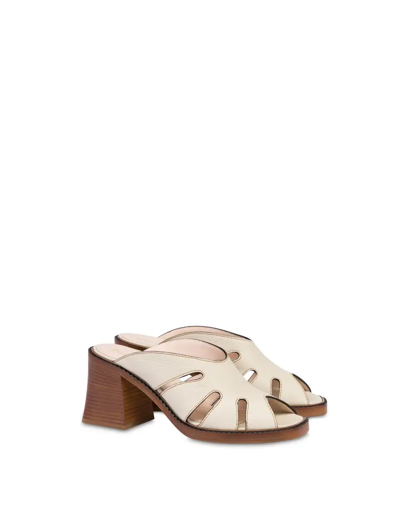 Pollini Mules Beige 1401960 miniatura 2