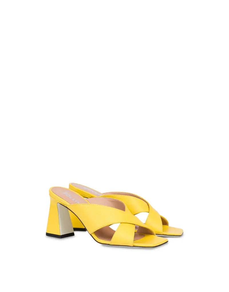 Pollini Mules Giallo 1401685 miniatura 2