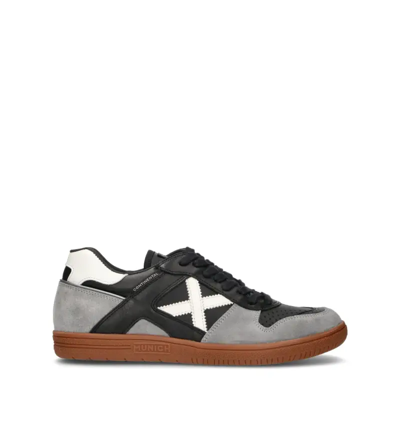 CONTINENTAL Sneaker uomo nera in pelle Vario