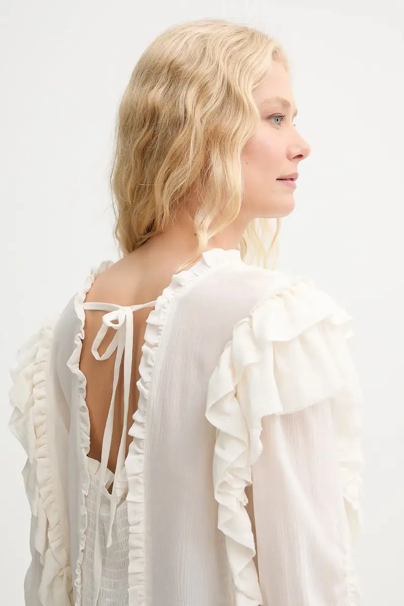 camicetta CRISP donna colore beige 252100225231 miniatura 5