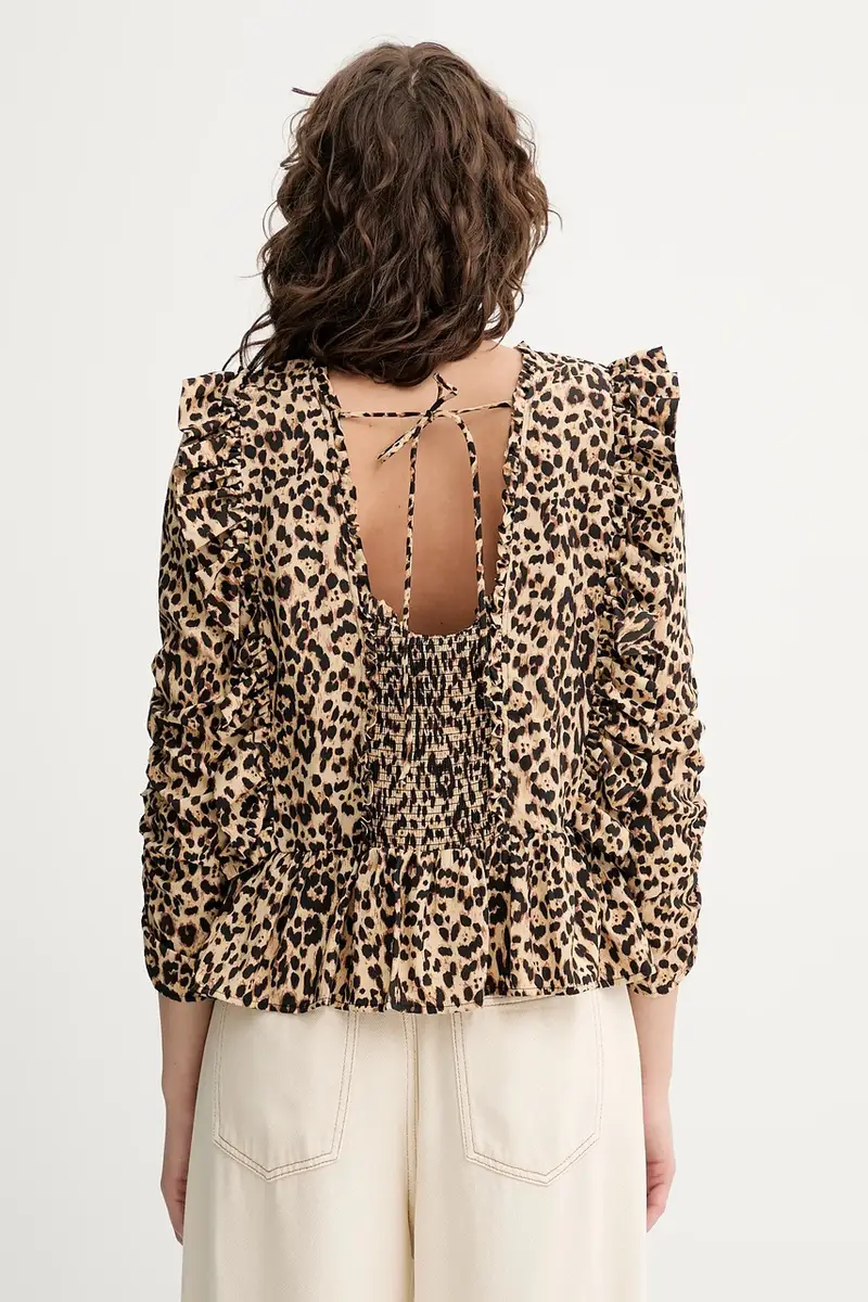 camicetta CRISP donna colore beige 252101225222 miniatura 3