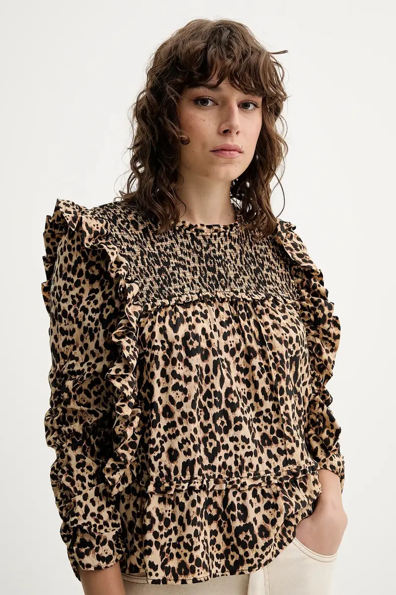 camicetta CRISP donna colore beige 252101225222 miniatura 4