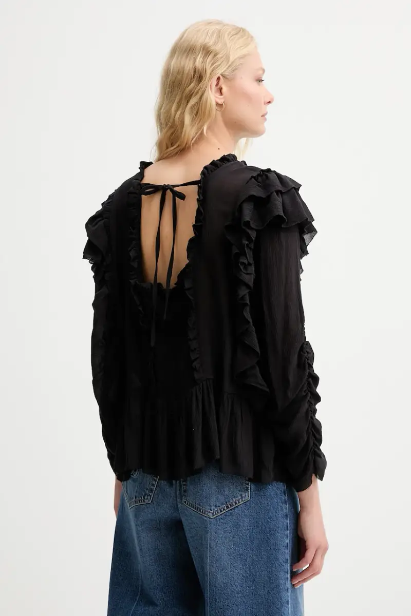 camicetta CRISP donna colore nero 252100225231 miniatura 3