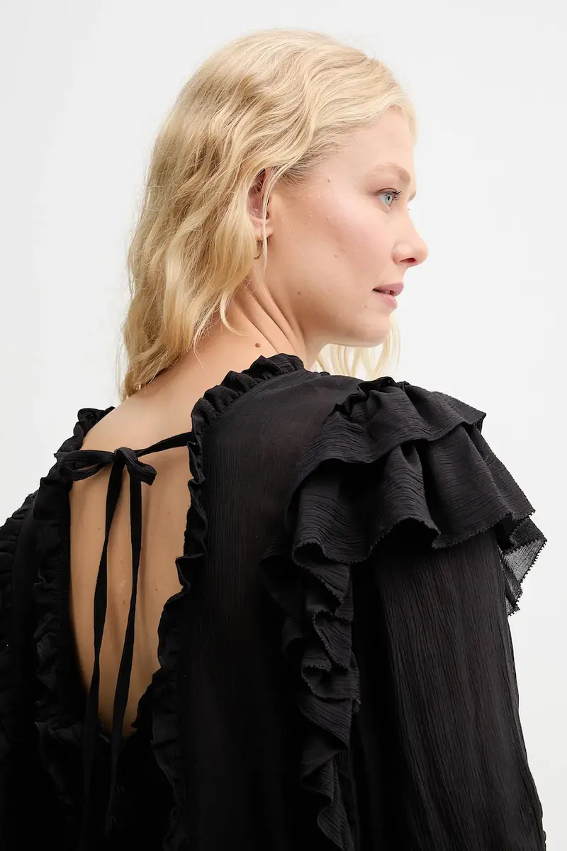 camicetta CRISP donna colore nero 252100225231 miniatura 5