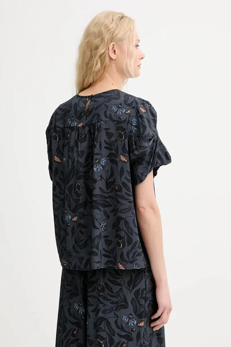 camicetta LUSTANNA donna colore blu navy 253103125320 miniatura 3