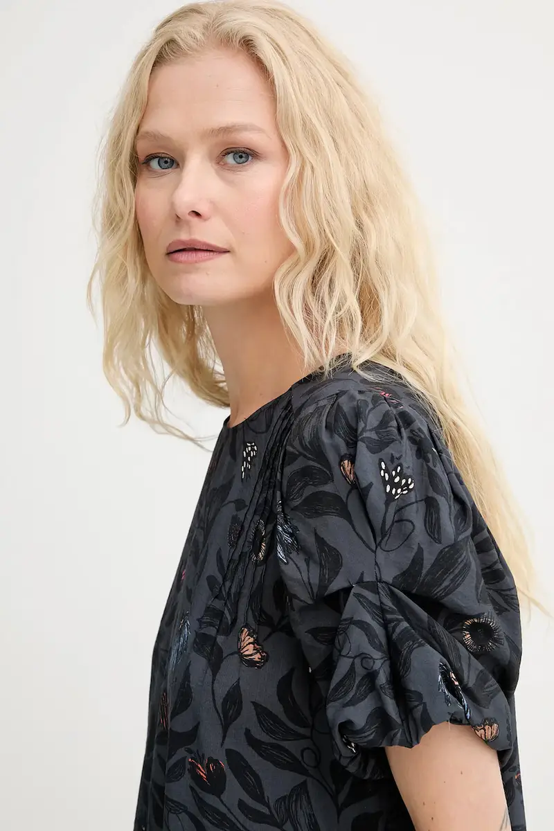 camicetta LUSTANNA donna colore blu navy 253103125320 miniatura 4