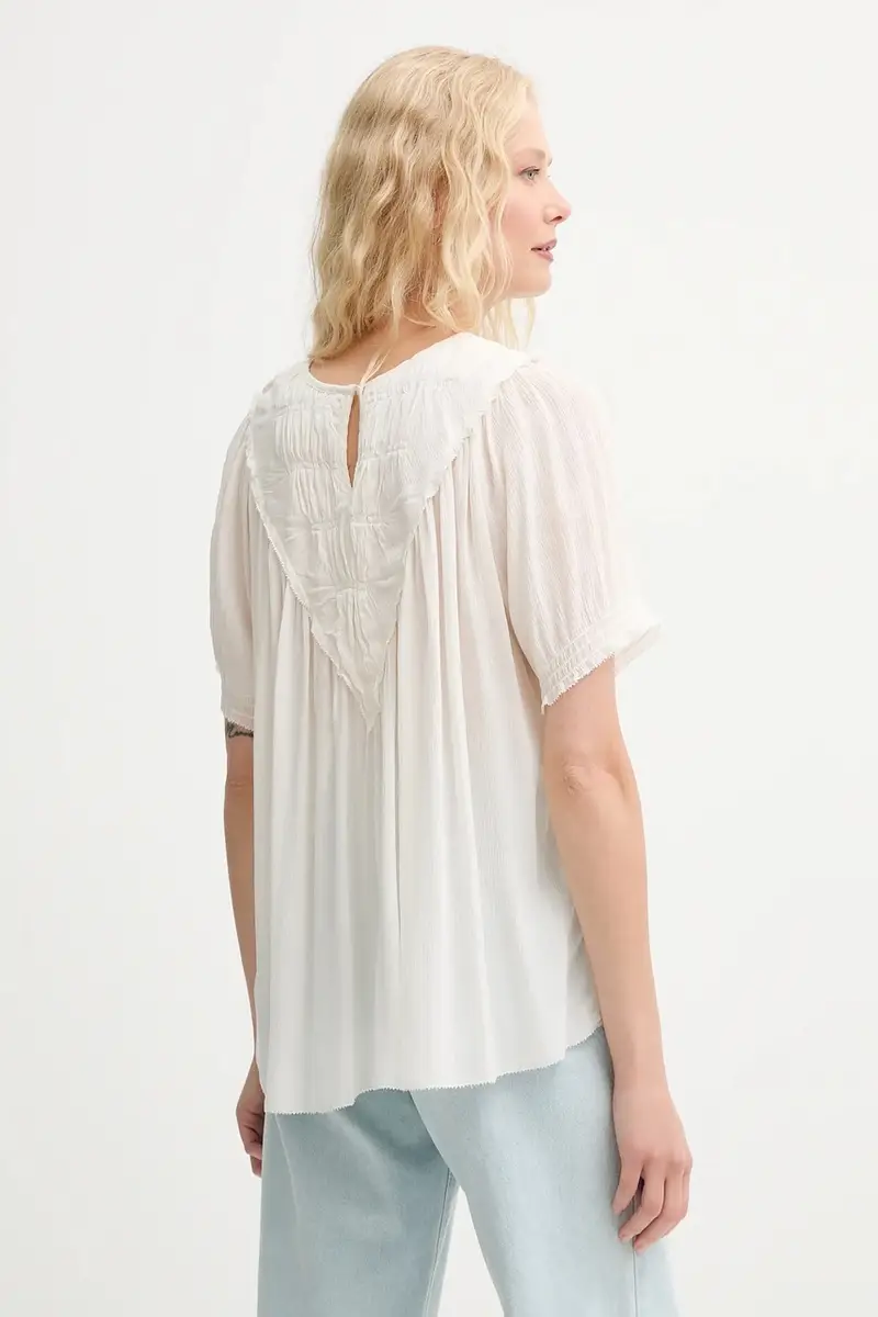 camicetta PERILLA donna colore beige 252100025231 miniatura 3