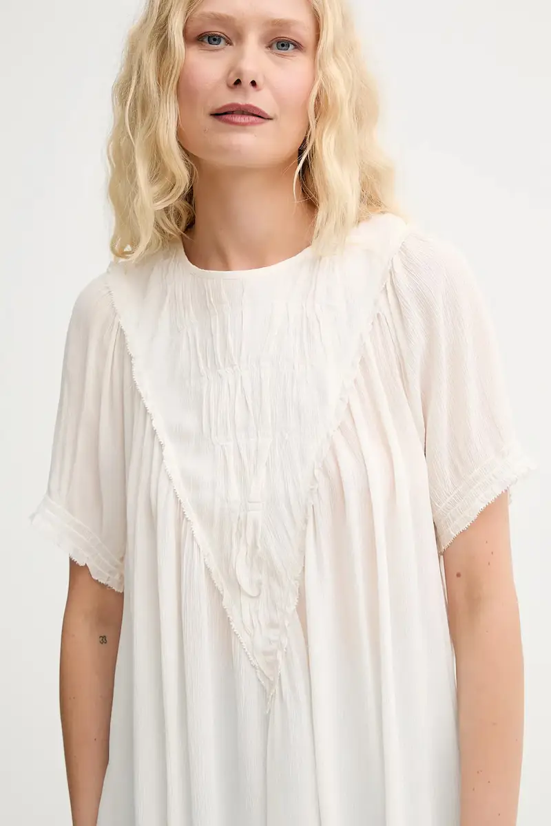 camicetta PERILLA donna colore beige 252100025231 miniatura 4