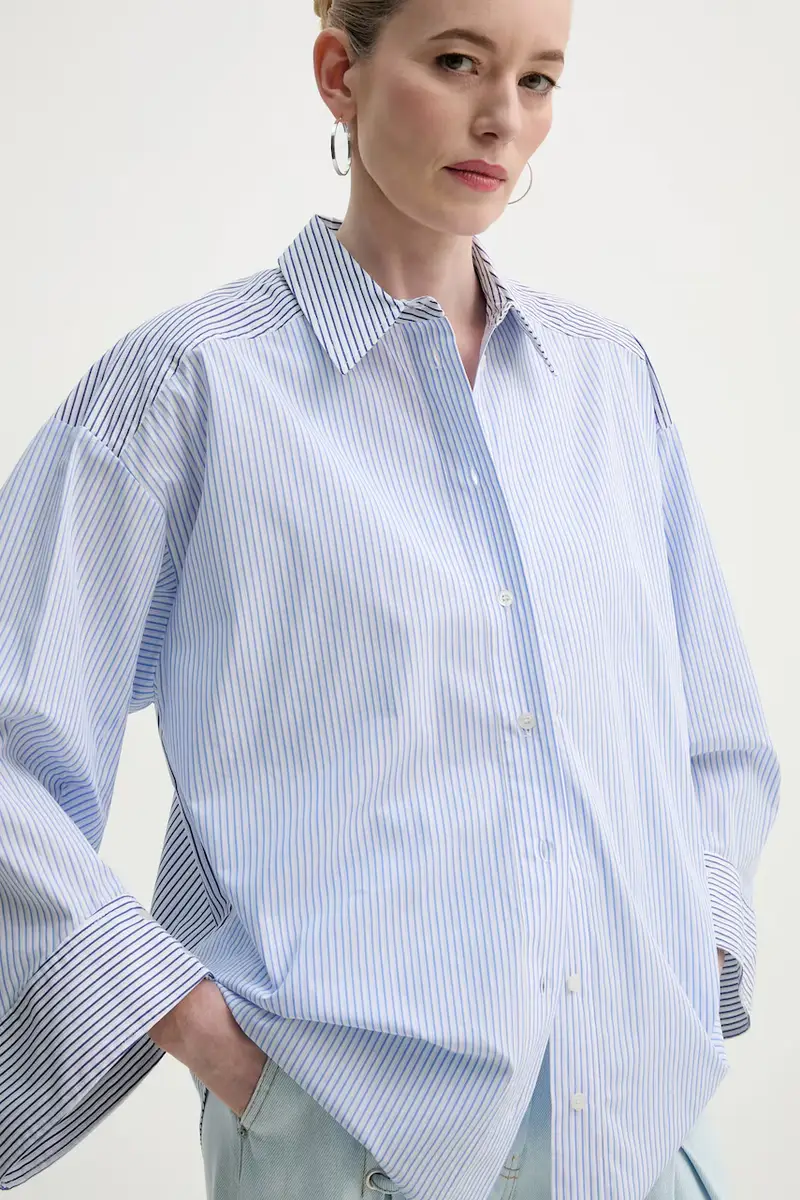 camicia in cotone FILBERTO donna colore blu 251102325126