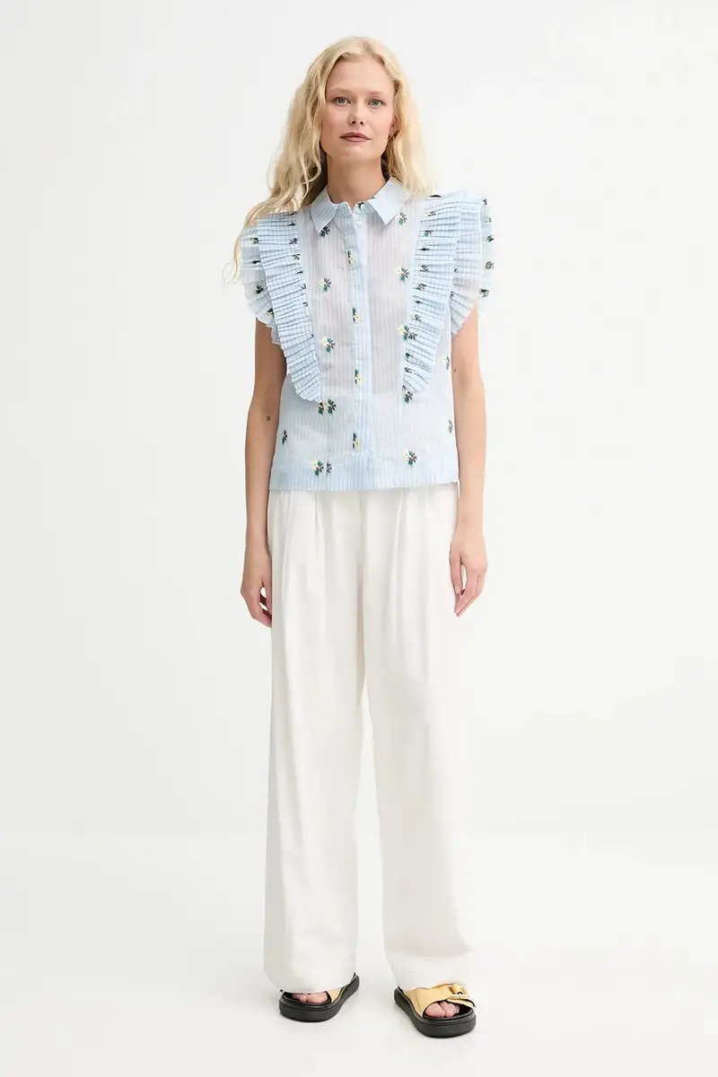 camicia MUST donna colore blu 252102725224 miniatura 2