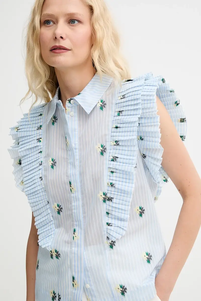 camicia MUST donna colore blu 252102725224 miniatura 4