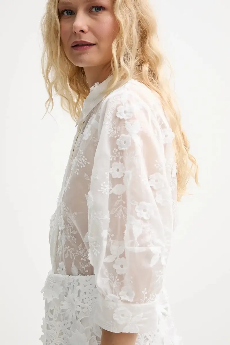 camicia PUST donna colore bianco 252101725225 miniatura 5