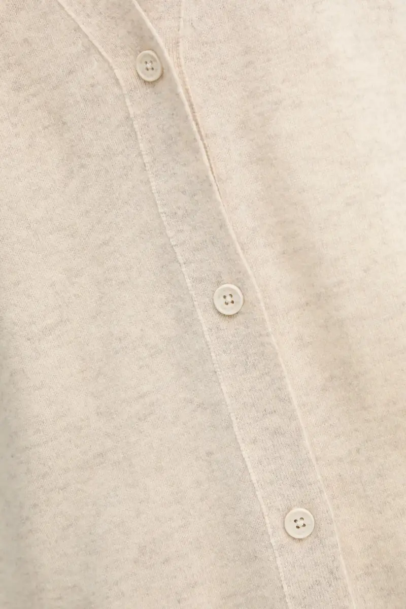 cardigan in lana FAFALI colore beige 251160425174 miniatura 5