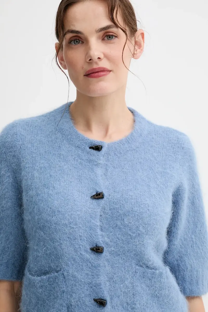 MUNTHE Cardigan Donna Blu 3580867 miniatura 4